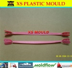 Plastic bag handle mould