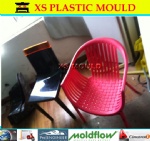Plastic wicker chair mould