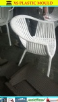 Plastic wicker chair mould